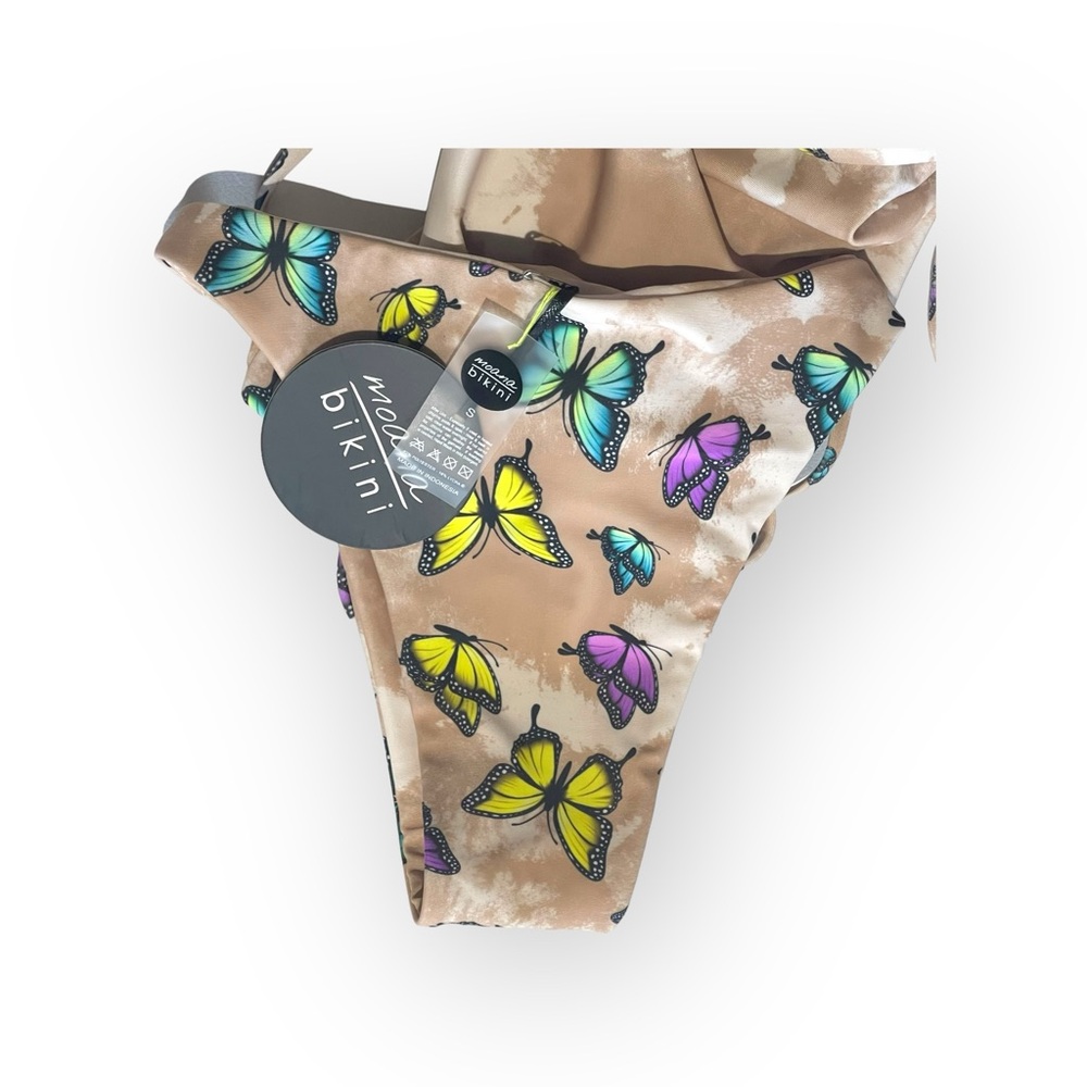 new Moana Bikini🝮 Reversible Bring It Brittany Butterfly Wrap Swimsuit 🝮 Small - Picture 8 of 16